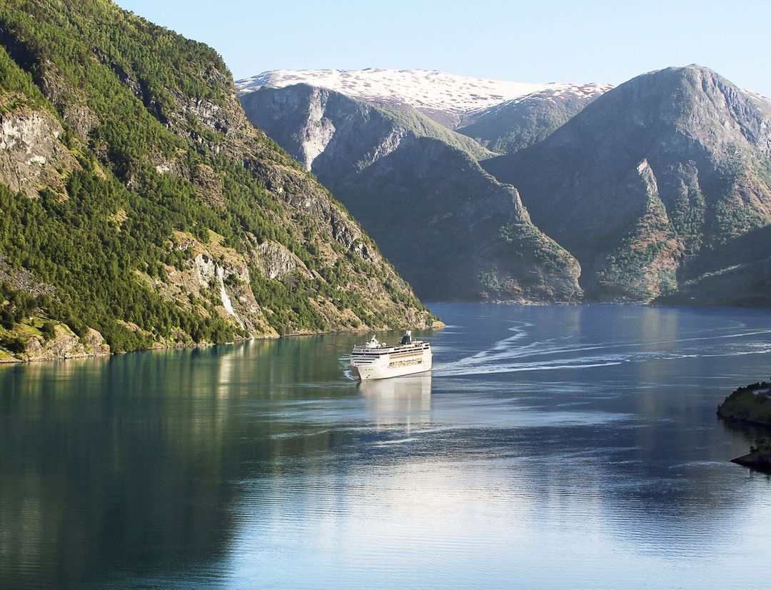 MSC Opera sailing through the caribbean