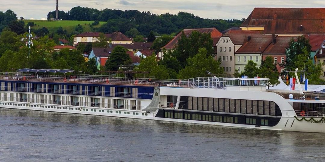 AmaStella sailing through the caribbean