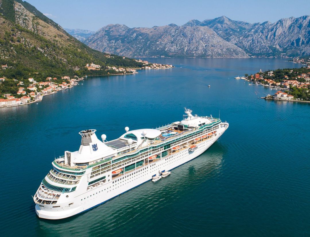 Rhapsody of the Seas sailing through the caribbean