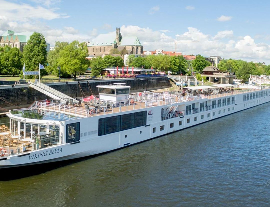 Viking Beyla sailing through the caribbean