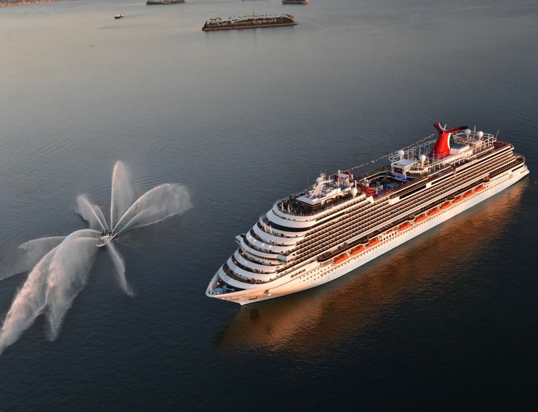 Carnival Panorama sailing through the caribbean