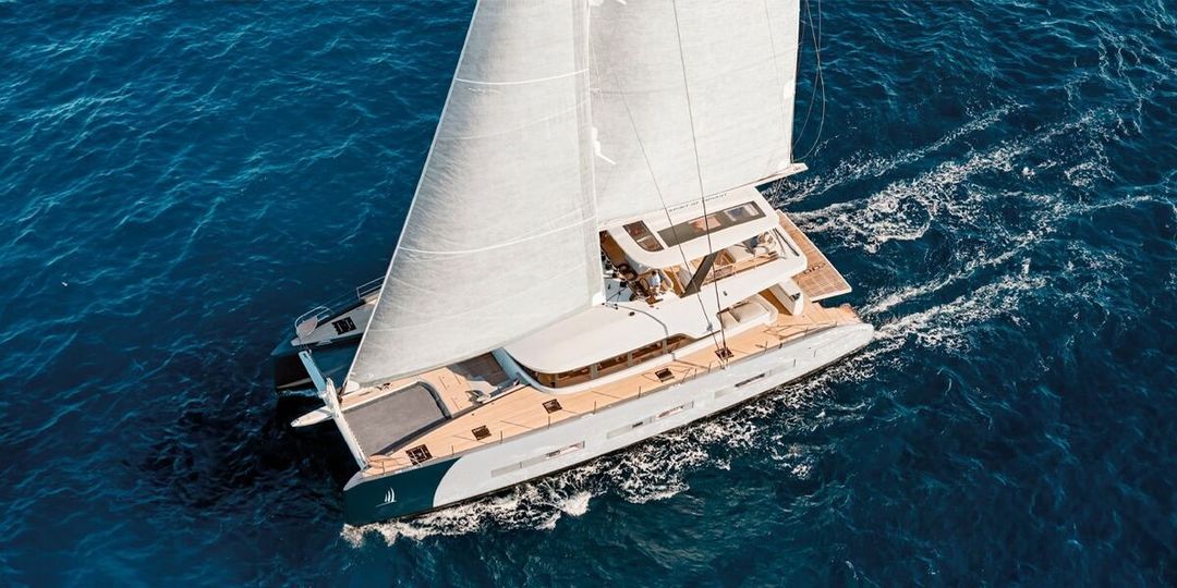 Spirit of Ponant sailing through the caribbean