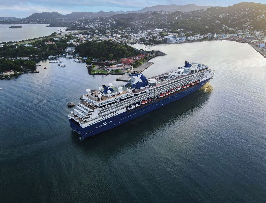 Celebrity Millennium sailing through the caribbean